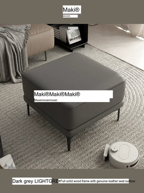 MOXER Lichtenstein Versatile Colorful Leather Stool from MOXER