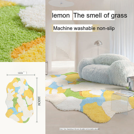 KENZAKI Sakura Snow Washable Rug from KENZAKI