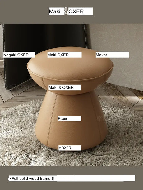 MOXER Zephyra Luxurious Swivel Makeup Stool from MOXER
