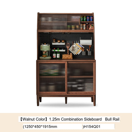 GENJI Akihiro Elegant Solid Wood High Cabinet from GENJI
