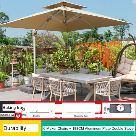 MOJIA Callista Aluminum Outdoor Lounge Chair for Modern Villas from MOJIA