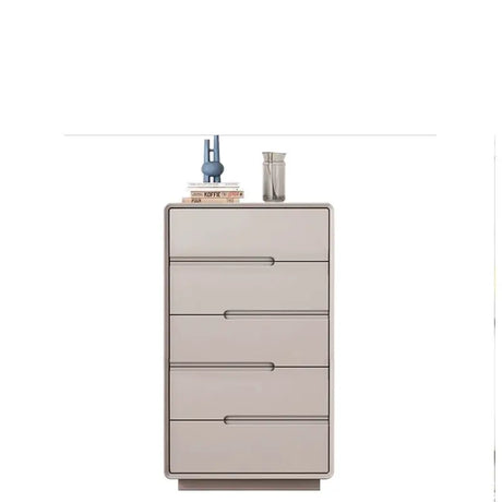 LINYUE Gideon Italian Black Minimalist Multi-Drawer Cabinet from LINYUE