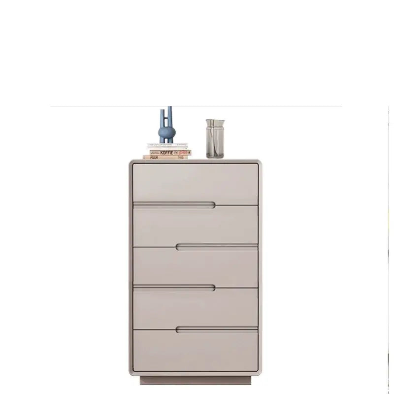 LINYUE Gideon Italian Black Minimalist Multi-Drawer Cabinet from LINYUE