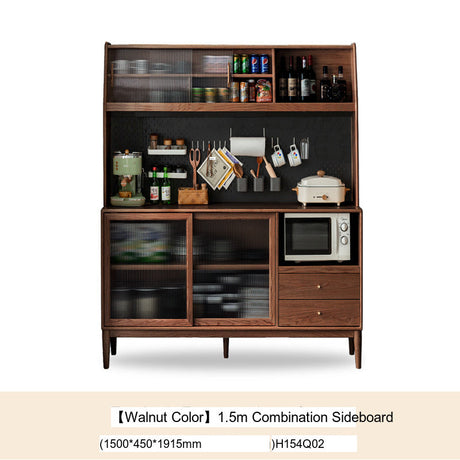 GENJI Akihiro Elegant Solid Wood High Cabinet from GENJI
