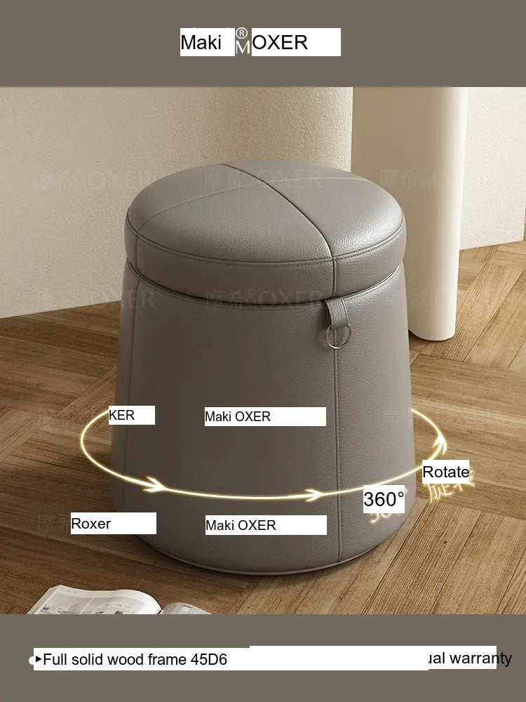 MOXER Lucinda Elegant Light Luxury Makeup Stool from MOXER