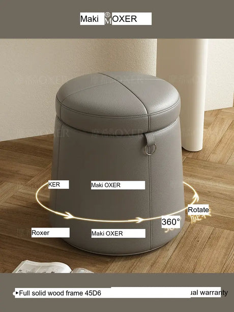 MOXER Lucinda Elegant Light Luxury Makeup Stool from MOXER
