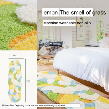 KENZAKI Sakura Snow Washable Rug from KENZAKI