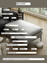 MOXER Kintsugi Elegant Luxury Leather Footstool from MOXER