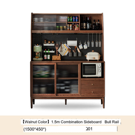 GENJI Akihiro Elegant Solid Wood High Cabinet from GENJI