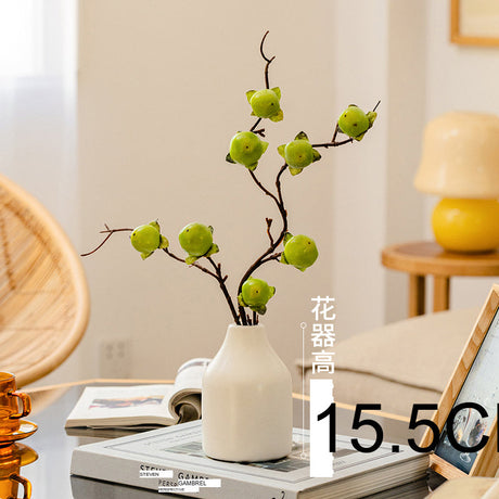 JUHAN Thalassa Lush Decorative Simulation Persimmon Branches from JUHAN
