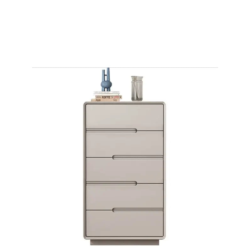 LINYUE Gideon Italian Black Minimalist Multi-Drawer Cabinet from LINYUE
