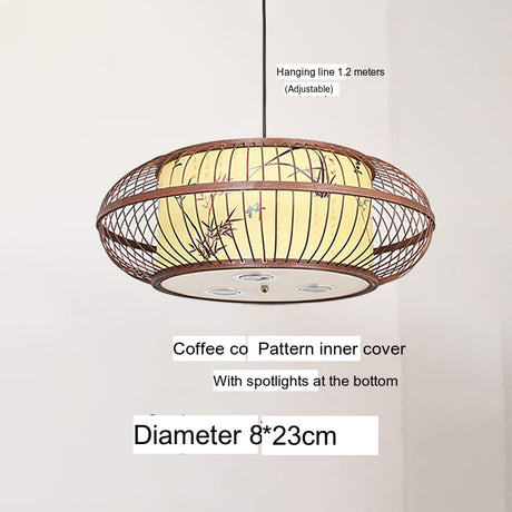 BOJI Amaterasu Elegant Bamboo Balcony Lamp from BOJI