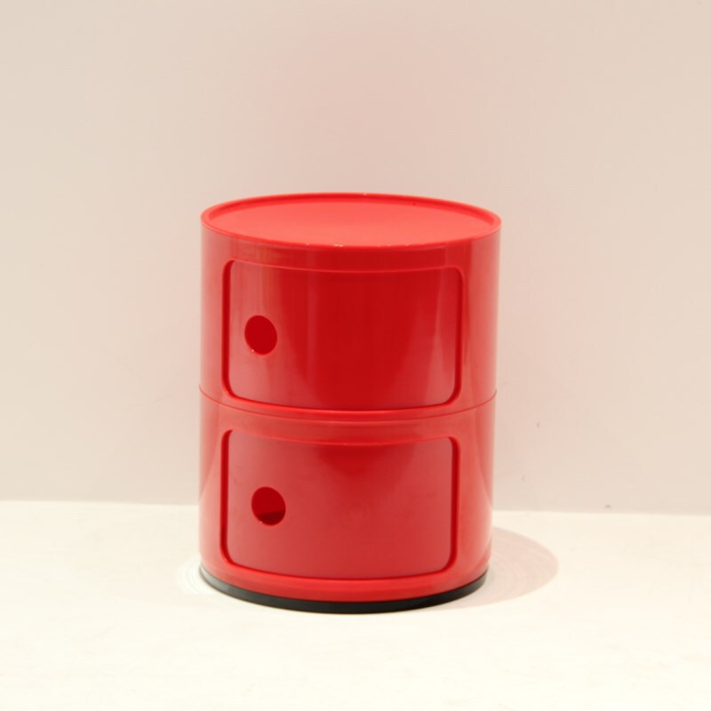 NIYE Aveline Minimalist Round Storage Side Table from NIYE