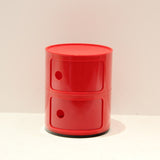 NIYE Aveline Minimalist Round Storage Side Table from NIYE