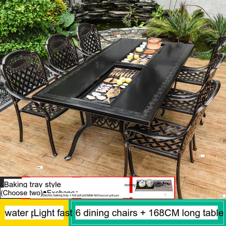 MOJIA Vesper Family-Size Electric BBQ & Hot Pot Table for Shared Dining from MOJIA