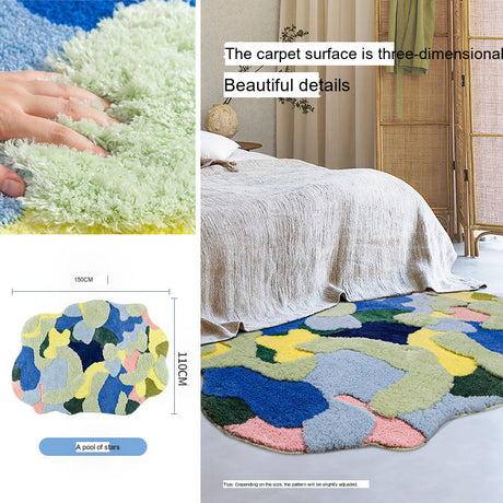 KENZAKI Sakura Snow Washable Rug from KENZAKI