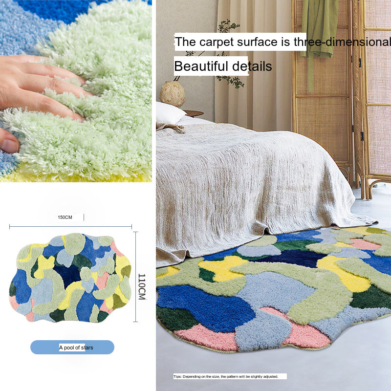 KENZAKI Sakura Snow Washable Rug from KENZAKI