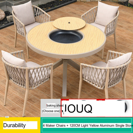 MOJIA Callista Aluminum Outdoor Lounge Chair for Modern Villas from MOJIA