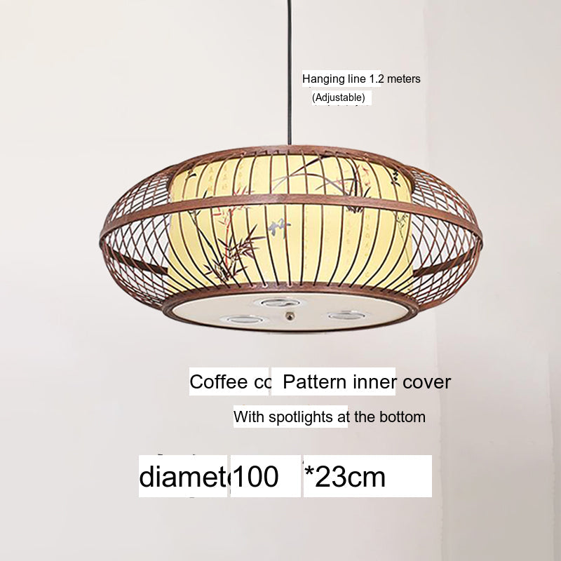 BOJI Amaterasu Elegant Bamboo Balcony Lamp from BOJI
