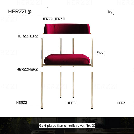 HERZZI Lysandra Customizable Luxurious Dining Chair from HERZZI