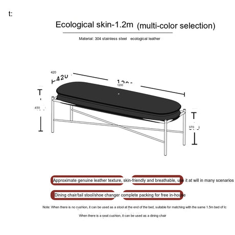 TELLS Marisol Vintage Luxe Leather Porch Bench from TELLS