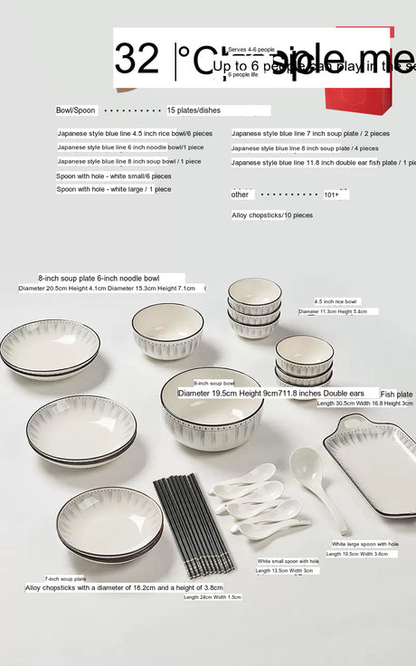MOSE Modern Minimalist Tableware Set from MOSE