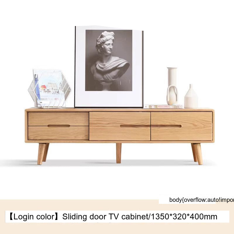 GENJI Alaric Solid Wood Storage Cabinet for Nordic Living Room from GENJI