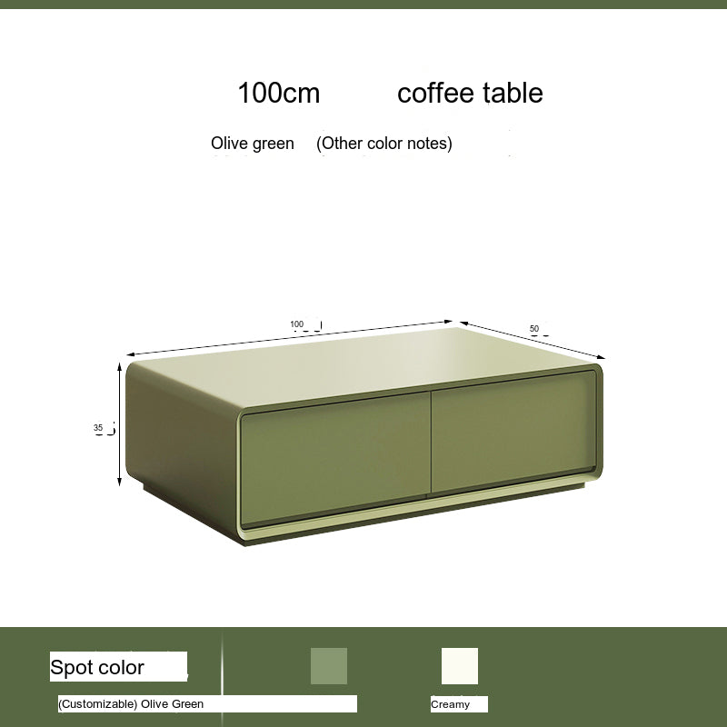 KOCU HOME Ulises Modern Minimalist Solid Wood TV Cabinet Coffee Table Combination from KOCU HOME