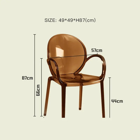 LAZYSPACE Leo Acrylic Coffee Chair from LAZYSPACE