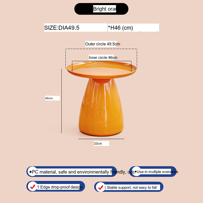 A&D Zara Scandinavian Elegant Bedside Coffee Table from A&D