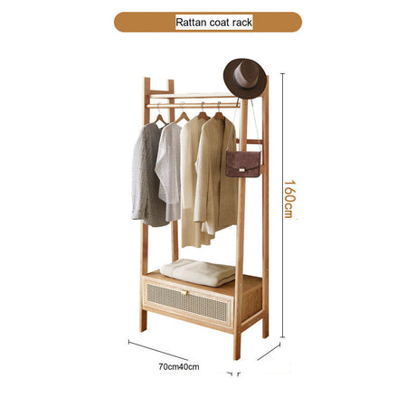 RATTAN CRAFTSMAN Wooden Hanger Japanese Storage from RATTAN CRAFTSMAN