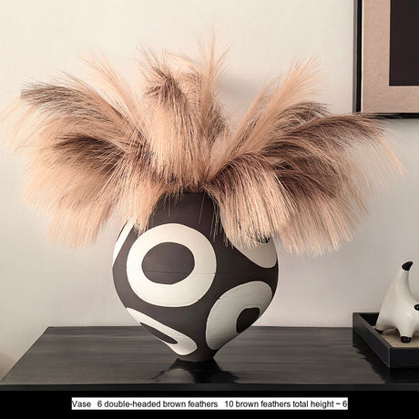LIVETAI Carmine High-End Abstract Ceramic Vase from LIVETAI