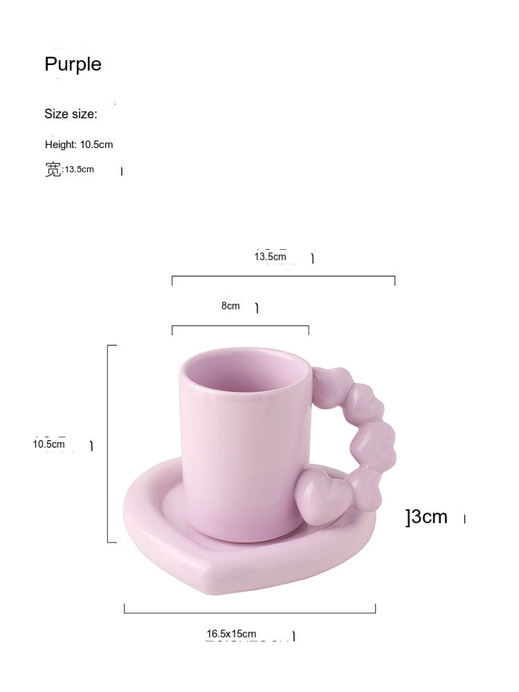 LIVETAI Marisol Charming Ceramic Coffee Cup from LIVETAI