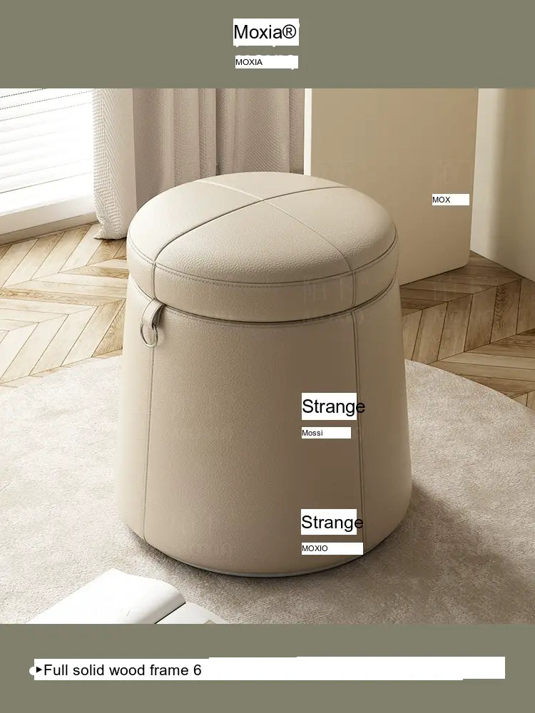 MOXER Lucinda Elegant Light Luxury Makeup Stool from MOXER