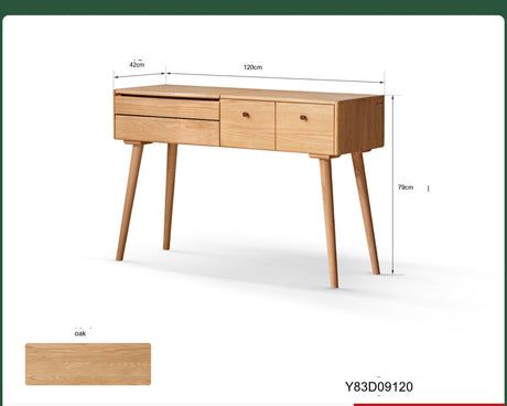 GENJI Callidora Elegant Minimalist Flip Dressing Table from GENJI