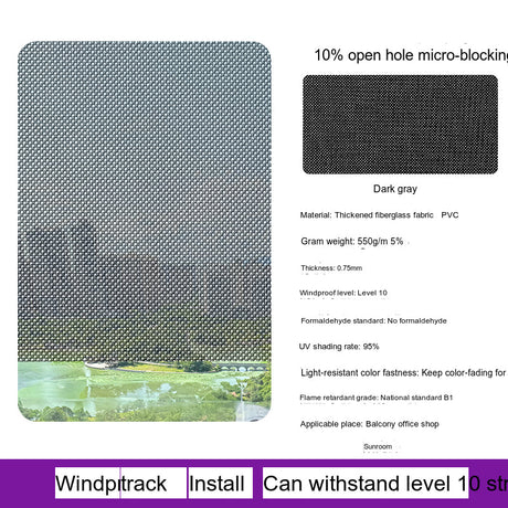 ZIYE Taroko Elegant Windproof Curtain Sunshade from ZIYE
