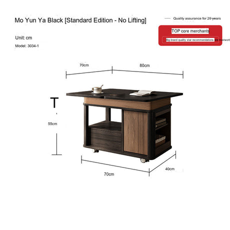 QUANMU Marisol Versatile Movable Trolley Side Table from QUANMU