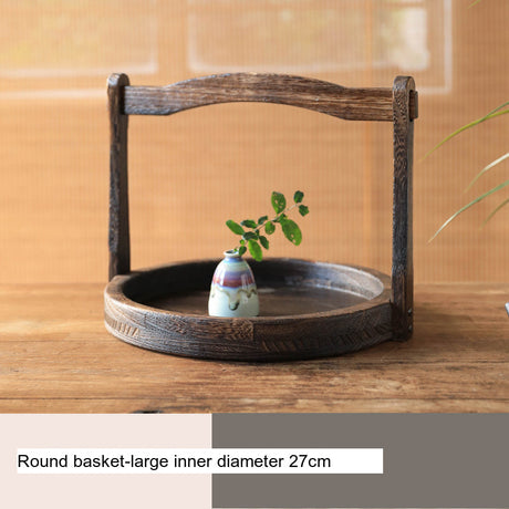 PAULOWNIA Yamaguchi Vintage Solid Wood Tray from PAULOWNIA