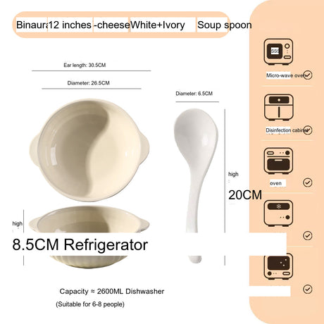 MOSE Pumpkin Double-Ear Bowl from MOSE
