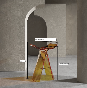 FANYU Lysandra Stylish Modern Butterfly Bar Chair from FANYU
