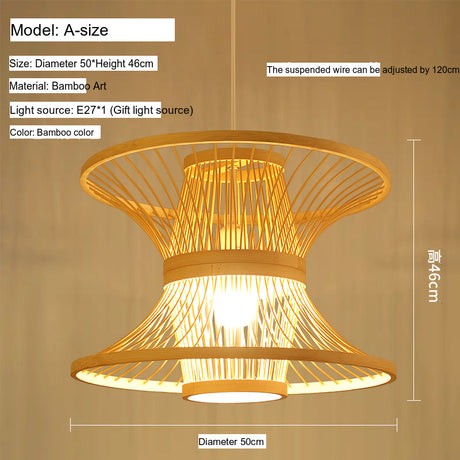 BOJI Hoshiko Elegant Bamboo Light Living Room Lamp from BOJI