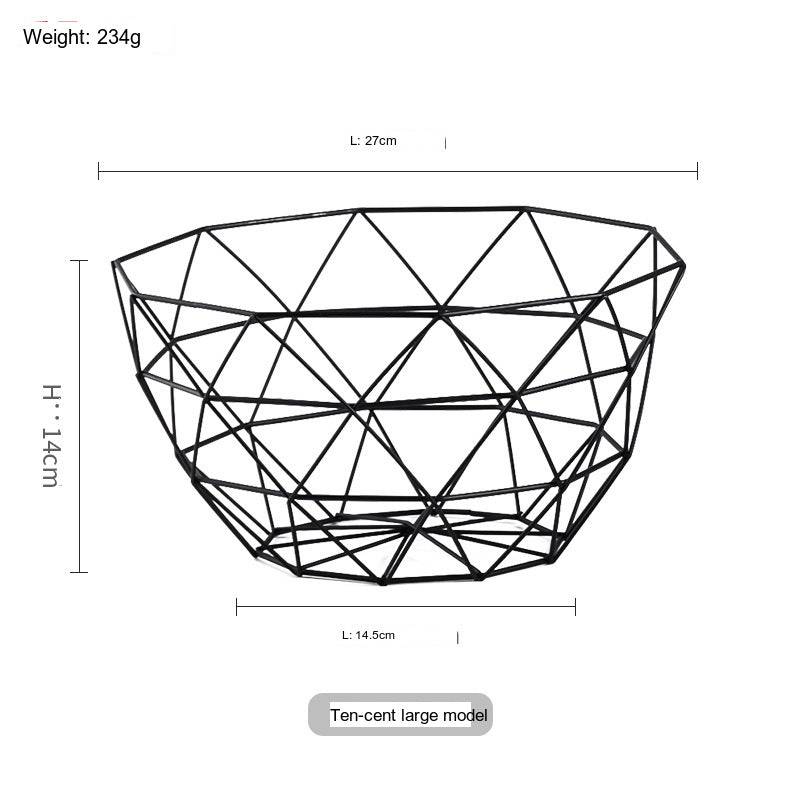TIANRUN Elowen Minimalist Geometric Fruit Basket from TIANRUN