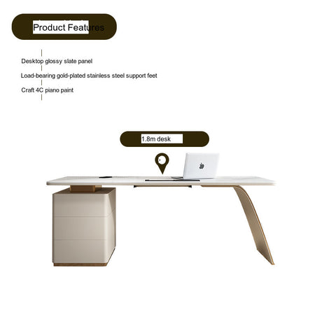 WW Sophie Minimalistic Laptop and Bookcase Desk from WW