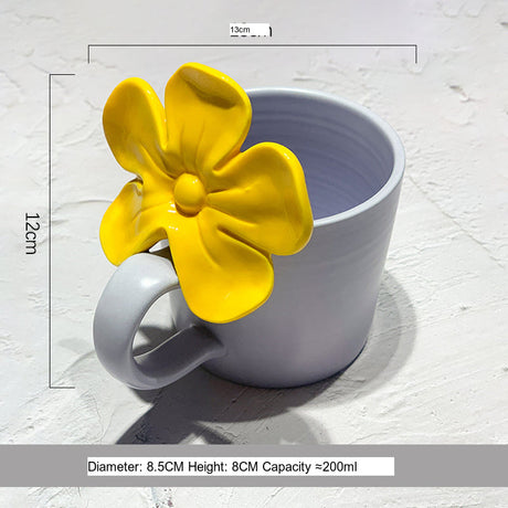 LIVETAI Seraphina Nordic Cute Colorful Ceramic Mug from LIVETAI