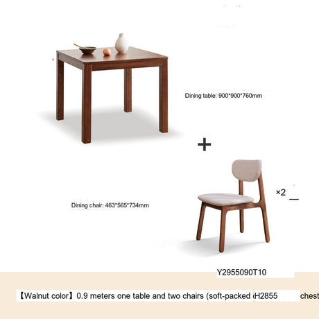 GENJI Hiroshi Elegant Solid Wood Dining Table from GENJI
