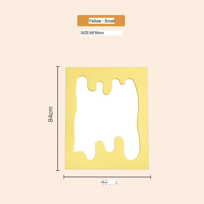 ROOMHOME Emilia Irregular-Shaped Solid Wood Full-Length Floor Mirror from ROOMHOME