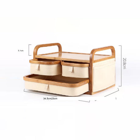 LIVETAI Alhambra Double-Layer Cosmetic Storage Box. from LIVETAI