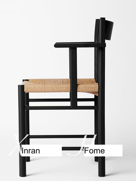 GENJI Isadora Sleek Ashwood Rattan Dining Chair from GENJI