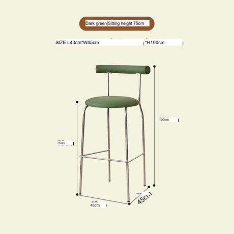 NIYE Solene Modern Chic Luxury High Stool from NIYE