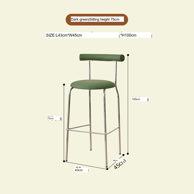 NIYE Solene Modern Chic Luxury High Stool from NIYE